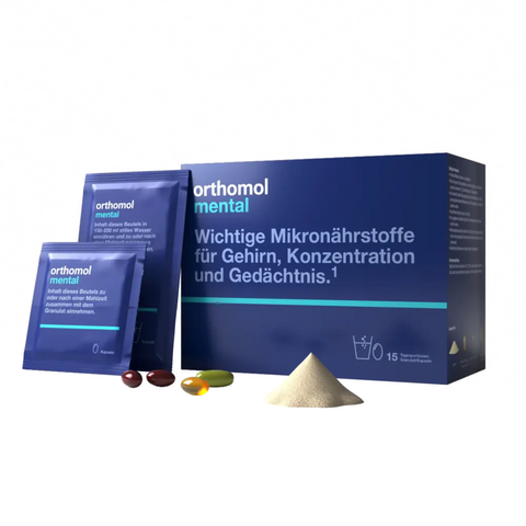 Orthomol Mental (гранули-капсули) КУРС НА 15 ДНІВ Orthomol Mental (гранули-капсули) КУРС НА 15 ДНІВ